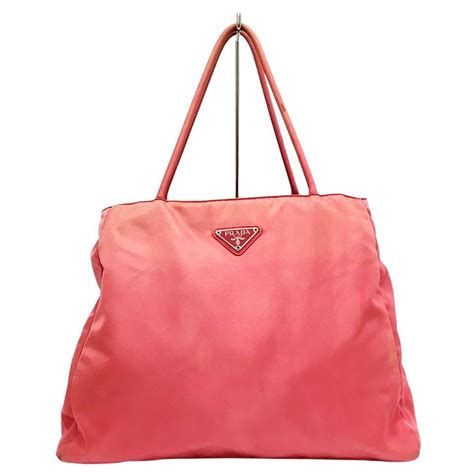 prada tessuto pink|Prada tessuto tote.